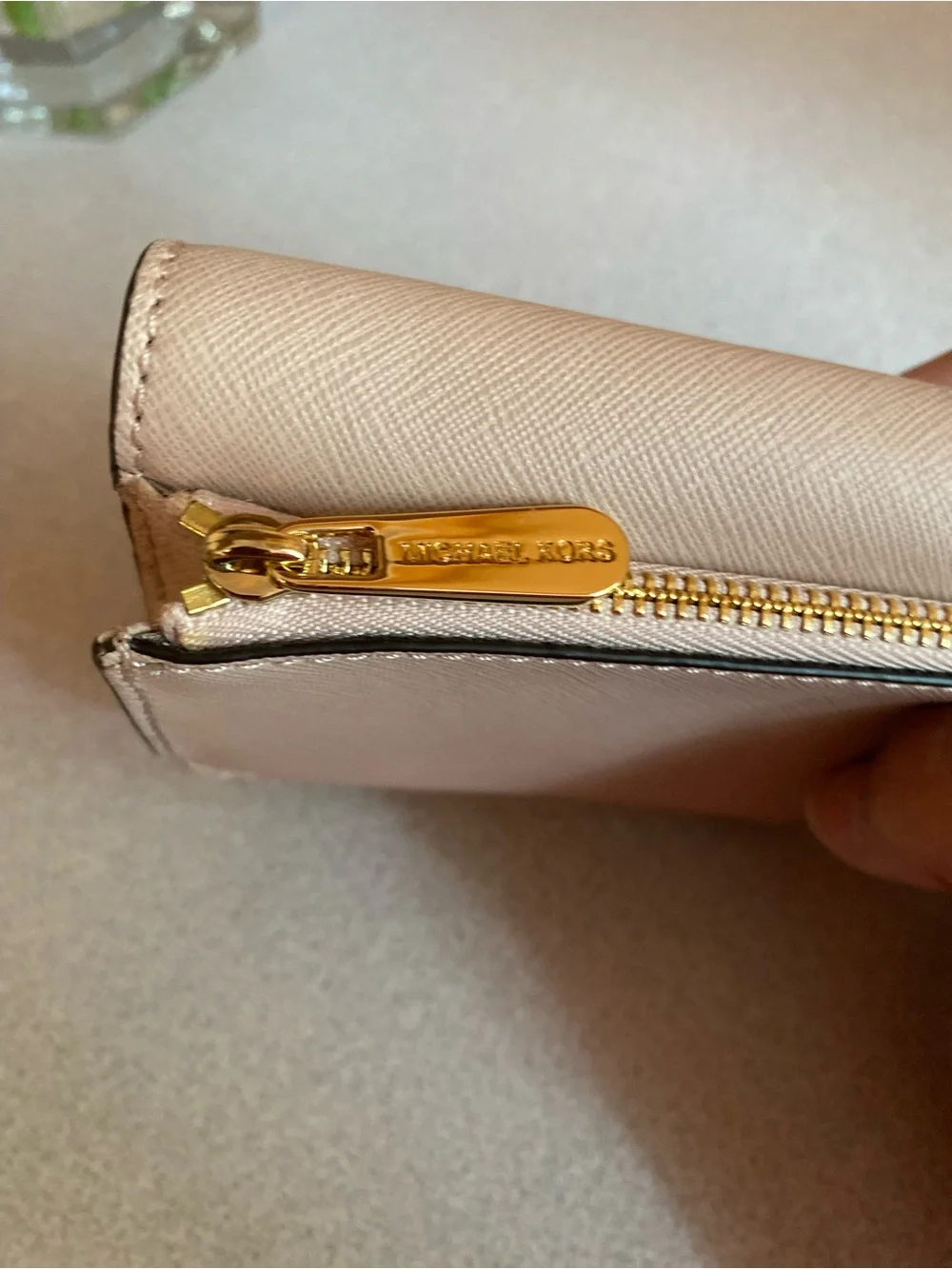 Michael Kors Jet Set Travel Studded Flap Card Holder Wallet